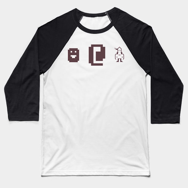 Faces of Rogue Baseball T-Shirt by Advent of Computing